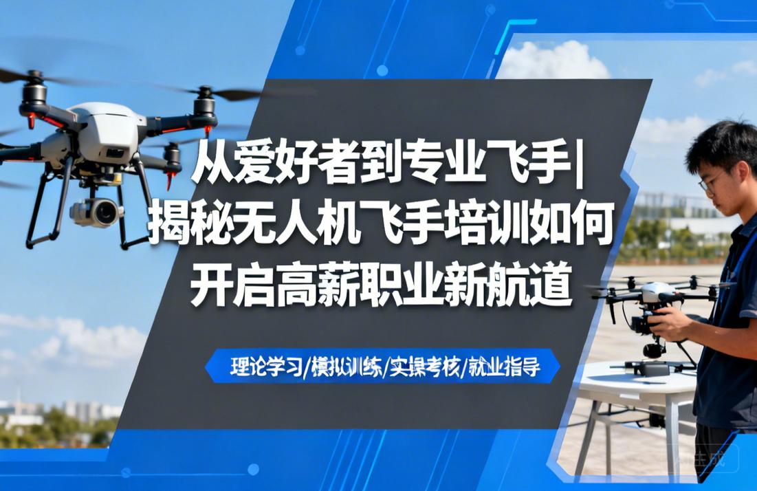 从爱好者到专业飞手|揭秘无人机飞手培训如何开启高薪职业新航道