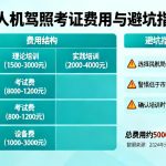无人机驾照到底要花多少钱？一篇讲透考证费用与避坑指南