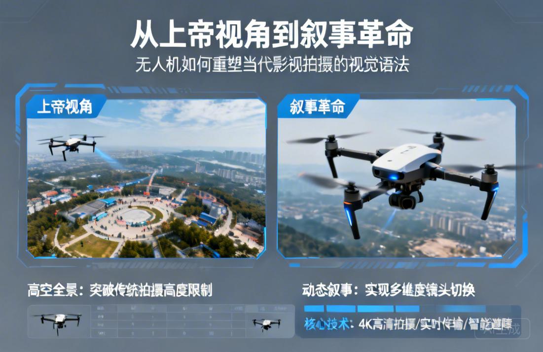 从上帝视角到叙事革命|无人机如何重塑当代影视拍摄的视觉语法