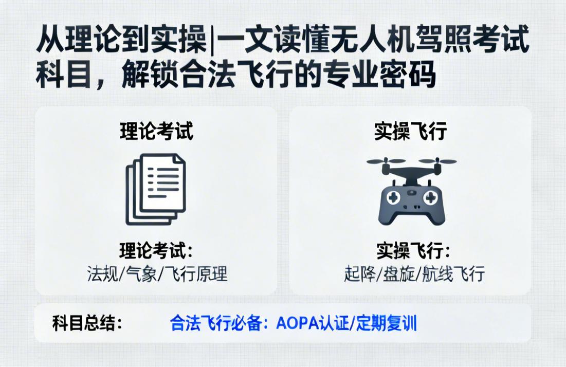 从理论到实操|一文读懂无人机驾照考试科目，解锁合法飞行的专业密码