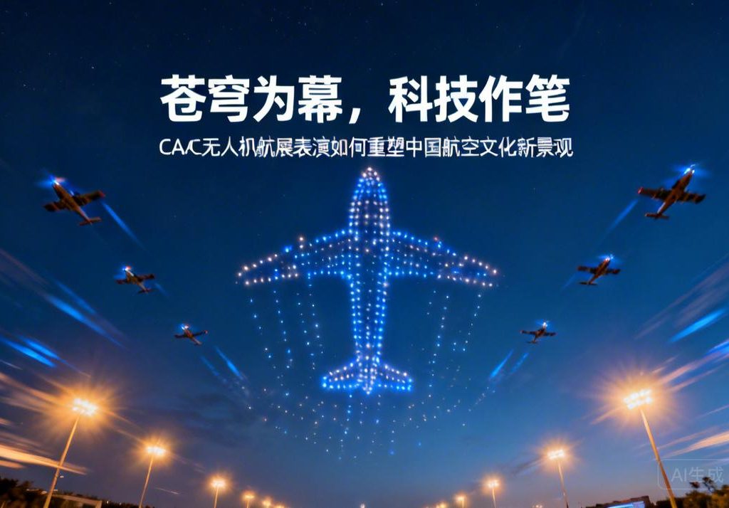 苍穹为幕，科技作笔|CAAC无人机航展表演如何重塑中国航空文化新景观