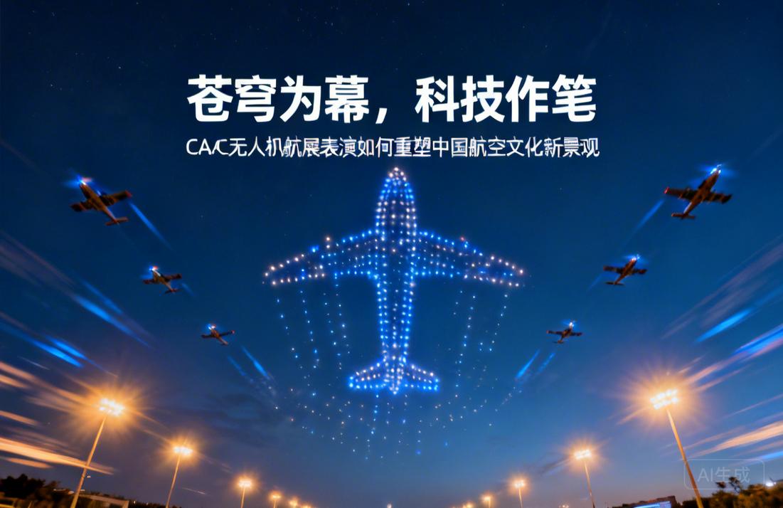 苍穹为幕，科技作笔|CAAC无人机航展表演如何重塑中国航空文化新景观