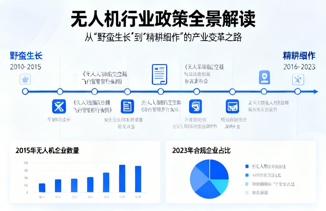 无人机行业政策全景解读|从“野蛮生长”到“精耕细作”的产业变革之路