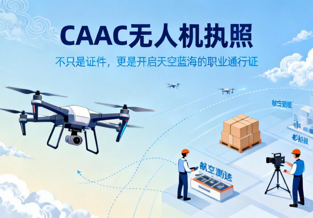 CAAC无人机执照|不只是证件，更是开启天空蓝海的职业通行证