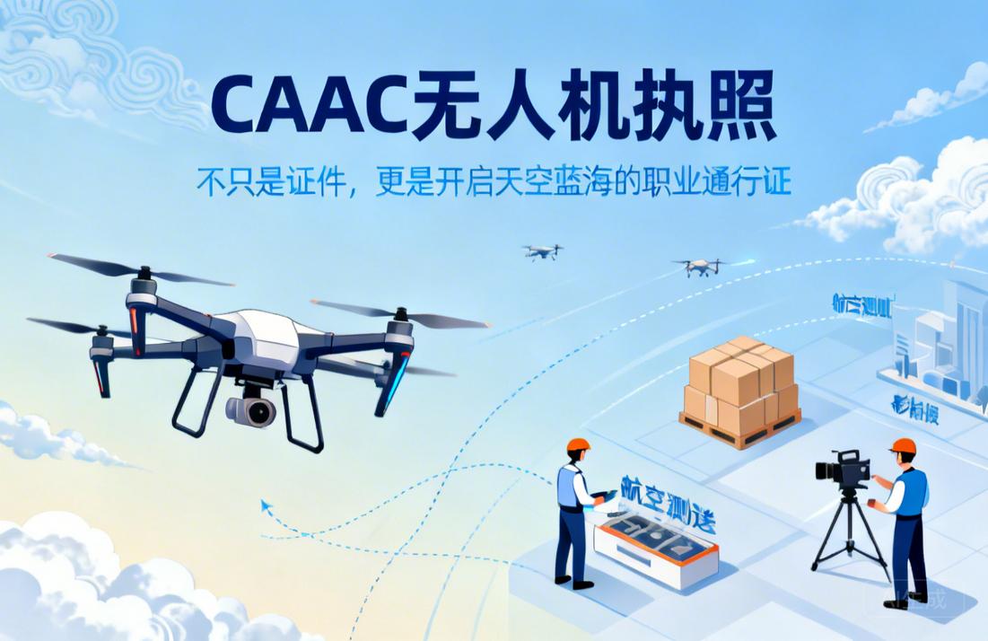 CAAC无人机执照|不只是证件，更是开启天空蓝海的职业通行证