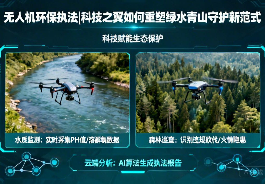 无人机环保执法|科技之翼如何重塑绿水青山守护新范式