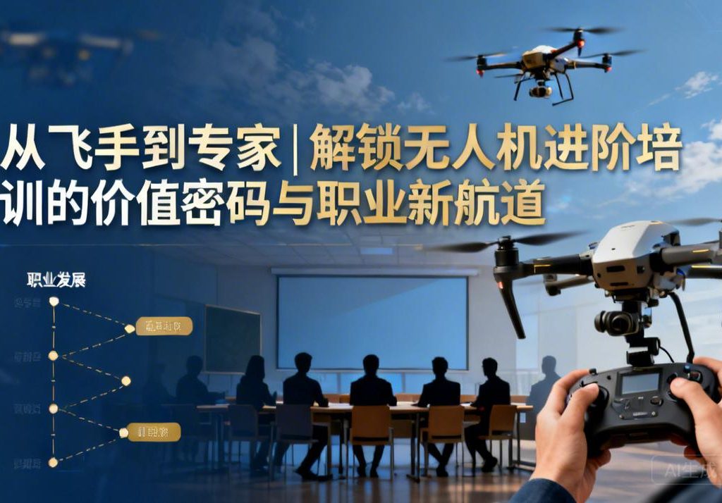 从飞手到专家|解锁无人机进阶培训的价值密码与职业新航道
