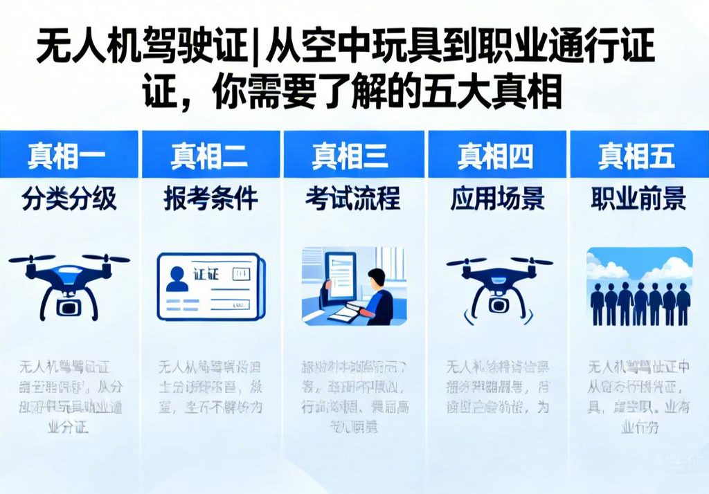 无人机驾驶证|从空中玩具到职业通行证，你需要了解的五大真相