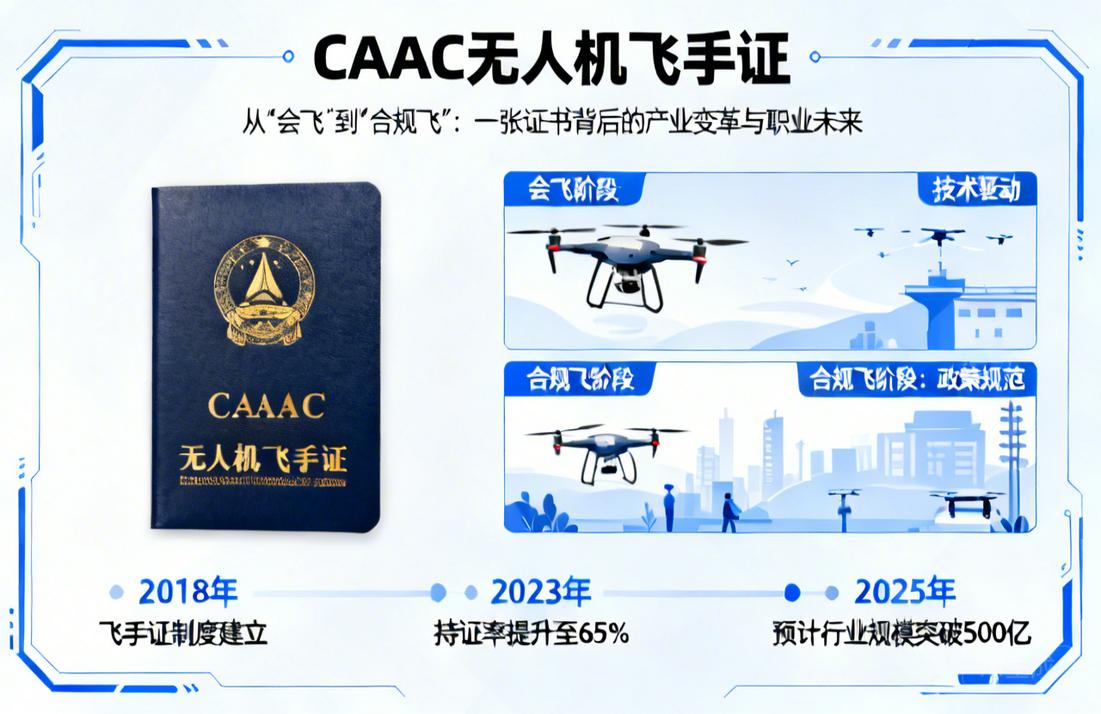 CAAC无人机飞手证|从“会飞”到“合规飞”，一张证书背后的产业变革与职业未来