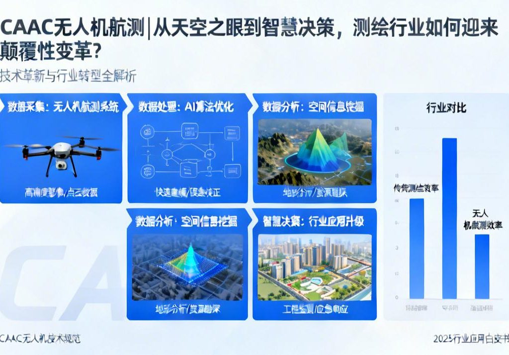 CAAC无人机航测|从天空之眼到智慧决策，测绘行业如何迎来颠覆性变革？
