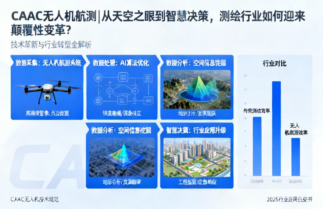 CAAC无人机航测|从天空之眼到智慧决策，测绘行业如何迎来颠覆性变革？