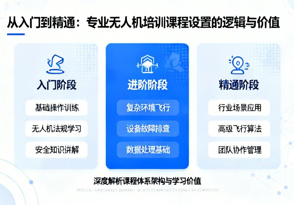 从入门到精通|深度解析专业无人机培训课程设置的逻辑与价值