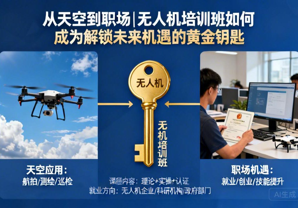 从天空到职场|无人机培训班如何成为解锁未来机遇的黄金钥匙