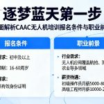 逐梦蓝天第一步|全面解析CAAC无人机培训报名条件与职业前景
