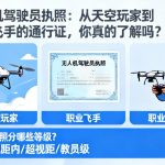 无人机驾驶员执照|从天空玩家到职业飞手的通行证，你真的了解吗？