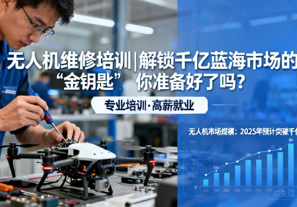 无人机维修培训|解锁千亿蓝海市场的“金钥匙”，你准备好了吗？