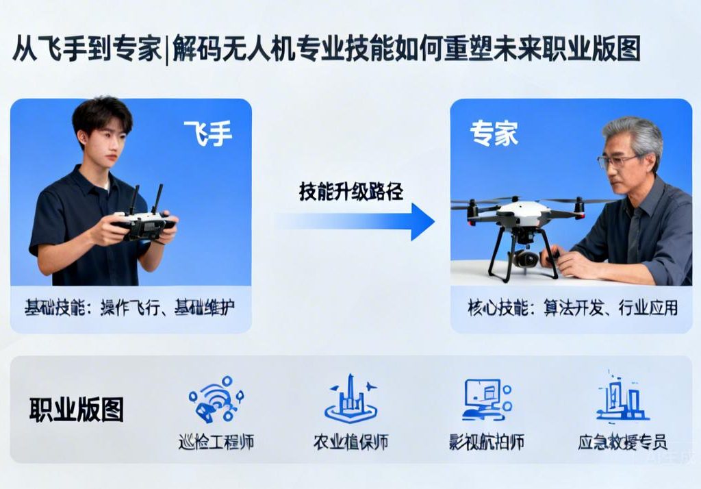 从飞手到专家|解码无人机专业技能如何重塑未来职业版图