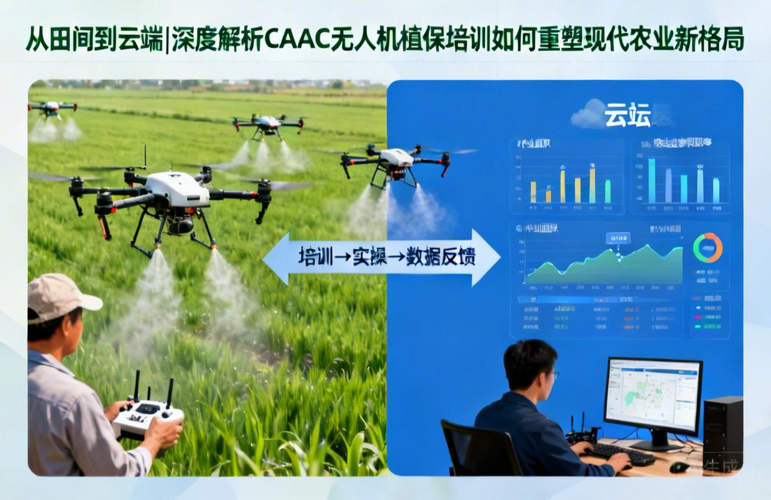 从田间到云端|深度解析CAAC无人机植保培训如何重塑现代农业新格局