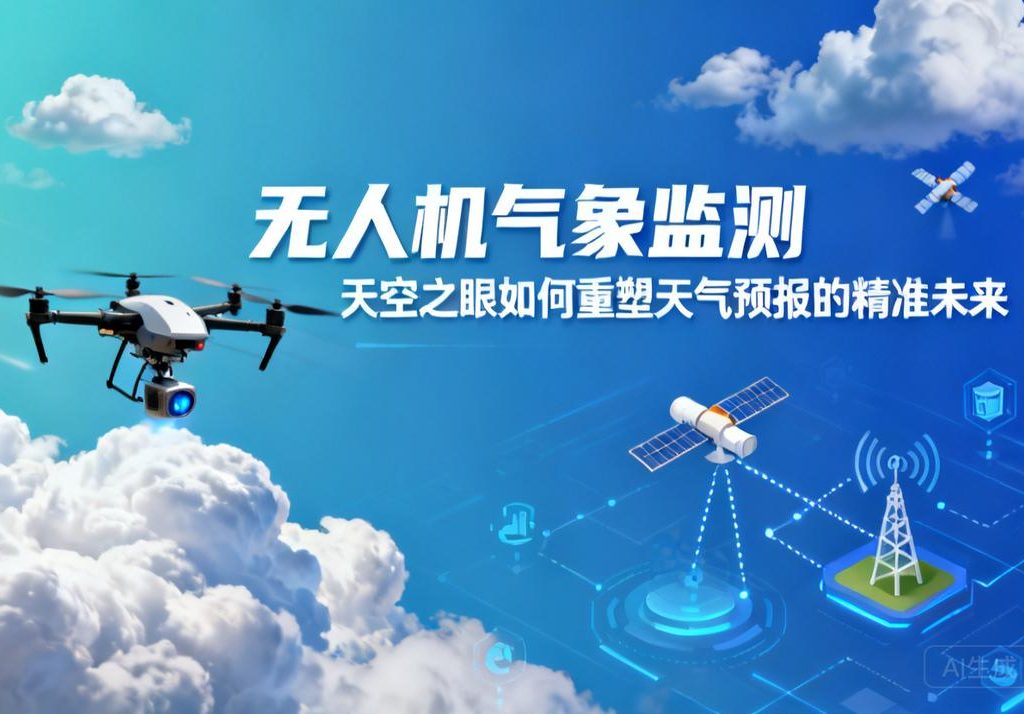 无人机气象监测|天空之眼如何重塑天气预报的精准未来