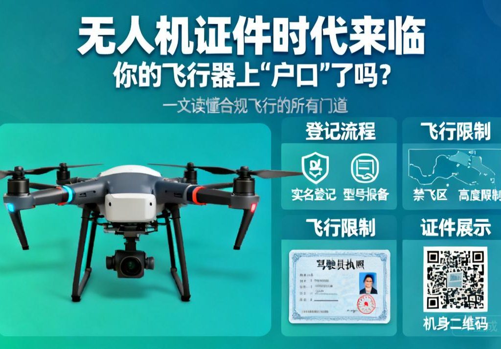 无人机证件时代来临|你的飞行器上“户口”了吗？一文读懂合规飞行的所有门道