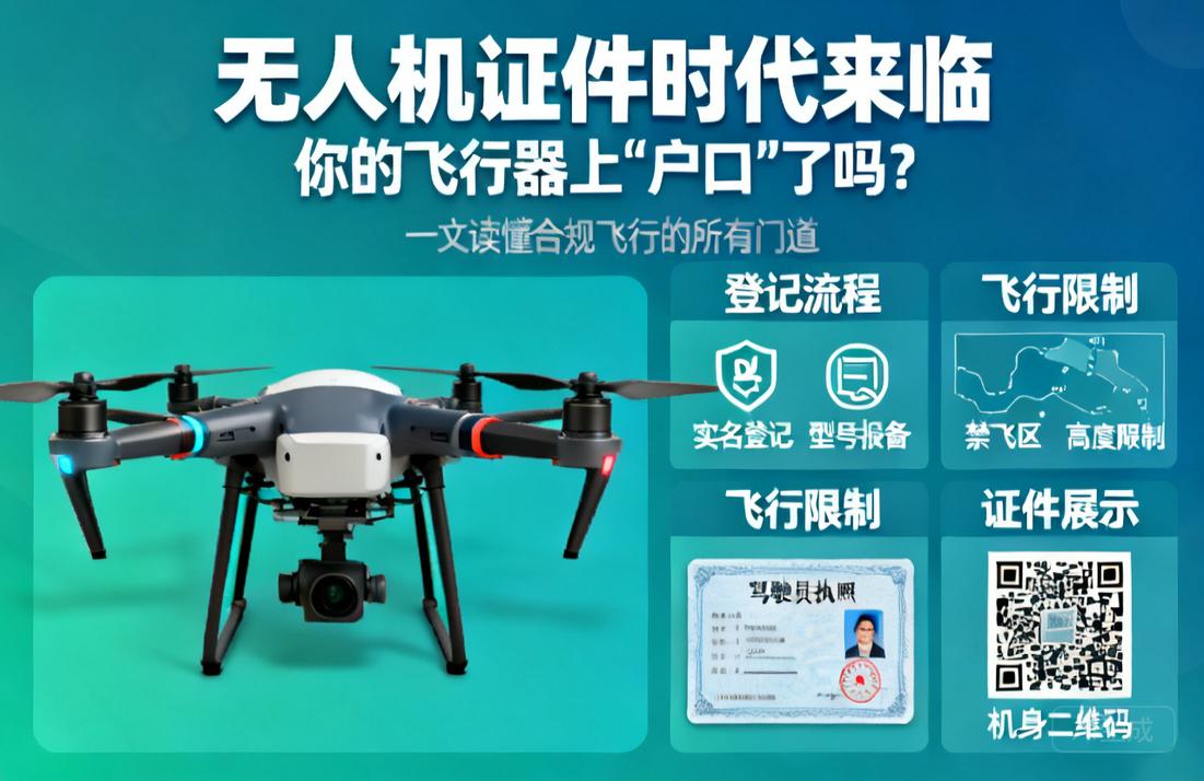 无人机证件时代来临|你的飞行器上“户口”了吗？一文读懂合规飞行的所有门道