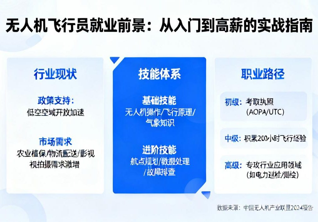 无人机飞行员就业前景|从入门到高薪的实战指南