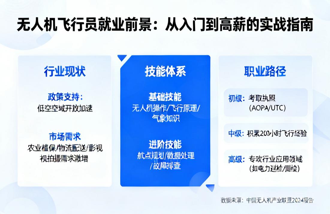 无人机飞行员就业前景|从入门到高薪的实战指南