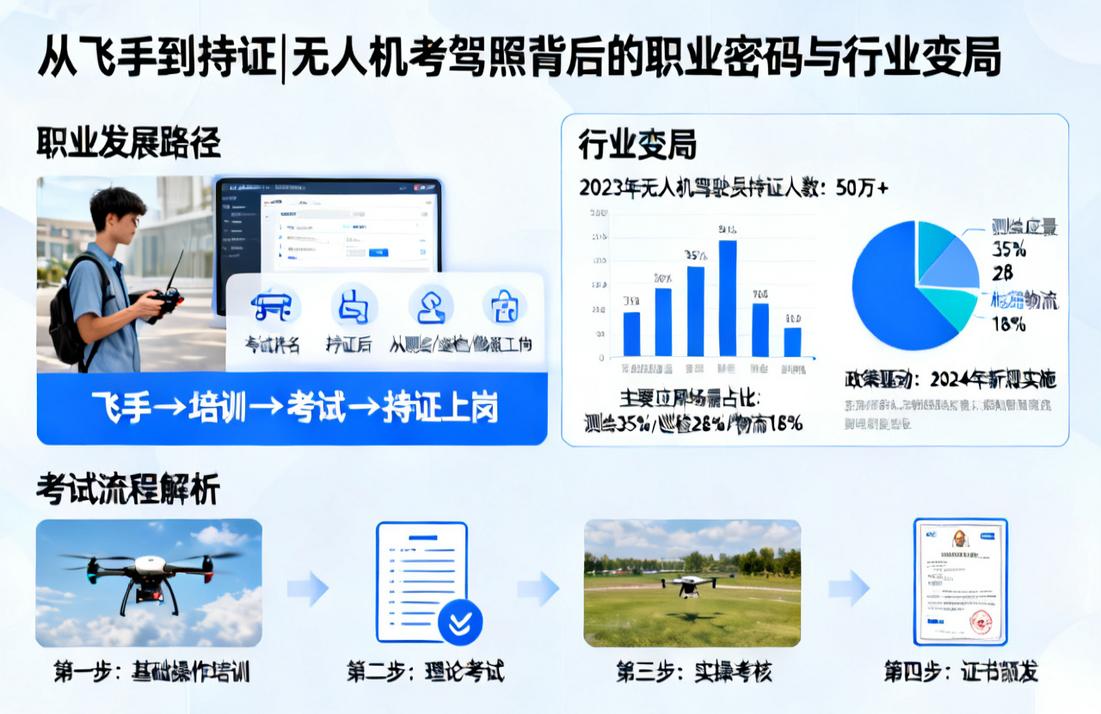 从飞手到持证|无人机考驾照背后的职业密码与行业变局